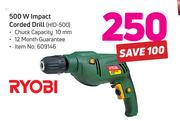 Ryobi 500W Impact Corded Drill HID-500