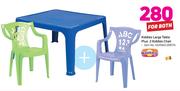 Sunny Kiddies Large Table Plus 2 Kiddies Chair-Both For
