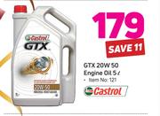 Castrol GTX 20W 50 Engine Oil-5Ltr