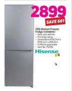 Hisense 299Ltr Bottom Freezer Fridge H299BME