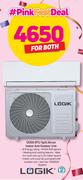 Logik 12000 BTU Split Aircon Indoor & Oudoor Unit