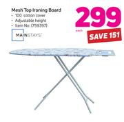 Mainstays Mesh Top Ironing Board-Each
