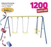 Bounce King Glide And Swing Set