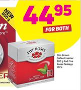 Ellis Brown Coffee Creamer-800g & Five Roses Teabags 102’s-For Both