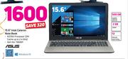 Asus 15 6” Intel Celeron Note Book