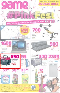 Game Ghana : Pink Fest (25 April - 9 May 2018), page 1