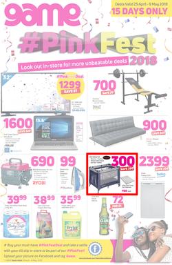 Game Ghana : Pink Fest (25 April - 9 May 2018), page 1