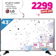 LG 43” LED TV LH500T