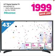 Hisense 43” Digital Statelite TV HE43M2160FTS