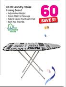 The Laundry House 92cm Laundry House Ironing Board
