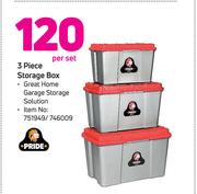 Pride 3-Piece Storage Box-Per Set