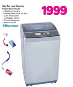 Hisense 13kg Top Load Washing Machine WTX1320S