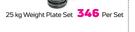 Everlast 25kg Weight Plate Set-Per Set
