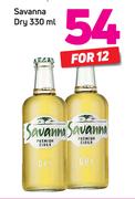 Savanna Dry-12x330ml