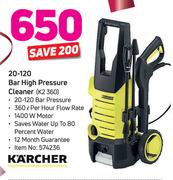 Karcher 20-120 Bar High Pressure Cleaner K2 360