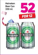 Heineken Beer Can-12x330ml