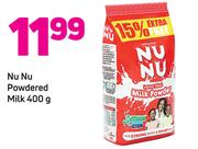 Nu Nu Powdered Milk-400g