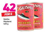 Geisha Mackerel-6x425g