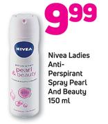 Nivea Ladies Perspirant Spray Pearl And Beauty-150ml