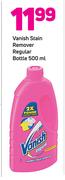 Vanish Stain Remover Regular Bottle-500ml