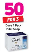 Dove 4-Pack Toilet Soap-For 3