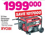 Ryobi 5.5kw Generators RG-6900K