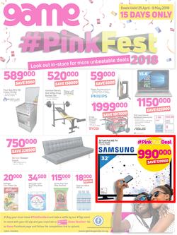 Game Uganda : Pink Fest (25 April - 9 May 2018), page 1
