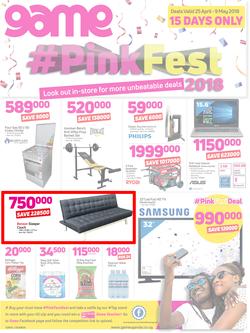 Game Uganda : Pink Fest (25 April - 9 May 2018), page 1