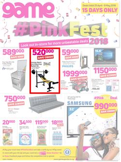 Game Uganda : Pink Fest (25 April - 9 May 2018), page 1