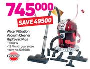 Genesl Water Filtration Vacuum Cleaner Hydrovac Plus