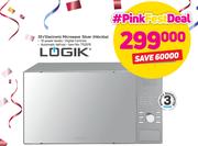 LOGIK 30Ltr Electronic Microwave Silver P90n30al
