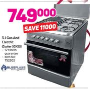 Blueflame 3.1 Gas And Electric Cooker 50X55