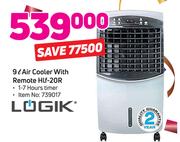 LOGIK 9Ltr Air Cooler With Remote Hlf 20R