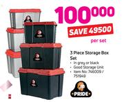 Pride 3 piece Storage Box Set-Per Set
