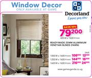 Decorland Ready-Made 25mm Aluminium Venetian Blinds Fawn-1200Wx1600H mm