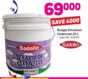 Sadolin Budget Emulision Undercoat-20Ltr