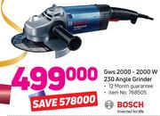 Bosch Gws 2000-2000W 230 Angle Grinder