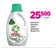 Ariel Auto Washing Liquid Detergent Bottle 1.5Ltr-Each