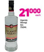 Uganda Waragi Gin 750ml-Each