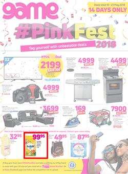 Game Namibia : Pink Fest (10 May - 23 May 2018), page 1