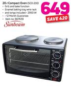 Sunbeam Compact Oven 20L SCO 200
