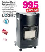 Logik Roll About 3 Panel Gas Heater LM1105