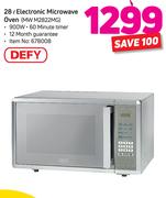 Defy 28L Electronic Microwve Oven MW M2822MG