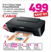 Canon 3 In 1 Colour Inkjet Printer MG2540