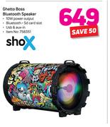 Shox Ghetto Boss Bluetooth Speaker