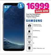 Samsung Dual Sim Smartphone Galaxy Note 8 Black