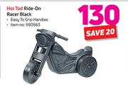 Hot Tod Ride On Racer Black