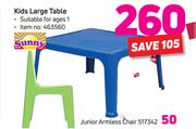 Sunny Kids Junior Armless Chair