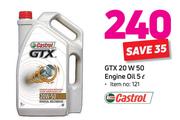 Castrol GTX 20W 50 Engine Oil-5Ltr