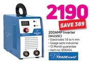Tradeweld 200Amp Inverter W4226C
